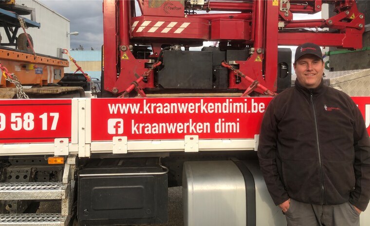 Dimi Claes bij Kraanwerken Dimi